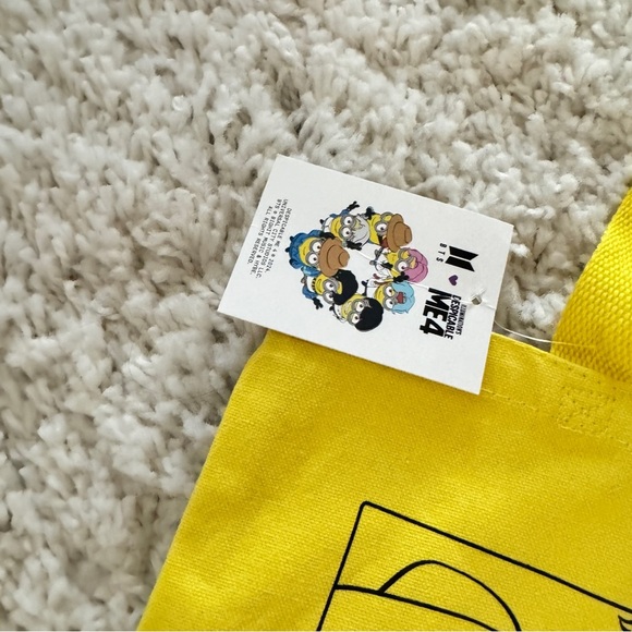 NEW BTS X Despicable Me 4 Canvas Tote Bag - Picture 4 of 5